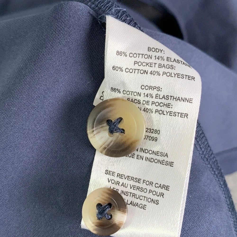 Travis Mathew Blazer Jacket Men XL Stretch Knit Navy Sport Coat Unlined Modern